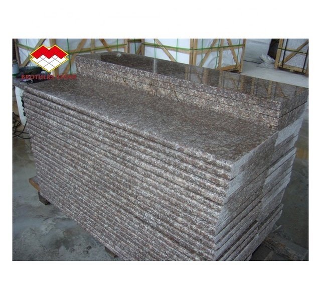 Natural Stone Tile Flooring Modern Polished Black Galaxy Granite 18mm Thick Cut-to-Size Tombstone Stairs Tile