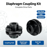 Accouplement à diaphragme JM en acier inoxydable, résistant à la corrosion pour conditions de service difficiles, non standard, garantie 1 an