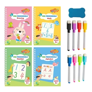 4 pz/set Magical Tracing cartella <span class=keywords><strong>di</strong></span> lavoro Pen Control Training scuola materna esercizi <span class=keywords><strong>di</strong></span> allenamento con messa a fuoco cancellabili <span class=keywords><strong>libri</strong></span> <span class=keywords><strong>di</strong></span> educazione precoce - Product Image 3