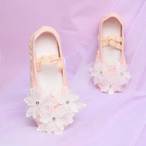 Zapatos <span class=keywords><strong>de</strong></span> <span class=keywords><strong>Ballet</strong></span> para niñas pequeñas <span class=keywords><strong>Zapatillas</strong></span> <span class=keywords><strong>de</strong></span> <span class=keywords><strong>ballet</strong></span> con purpurina satinada Zapatos <span class=keywords><strong>de</strong></span> baile - Product Image 5