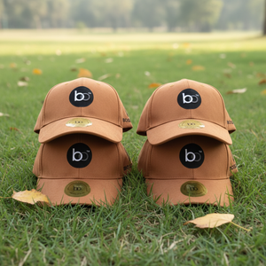 Damen- und Herren-Baseballkappe aus Vengan-Wildleder, Einfarbige Kunstwildleder-Kappe, Klassisch Verstellbar mit Individueller Marke, Braune Wildleder-Baseballmützen - Product Image 1