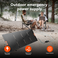 Panneaux solaires DC de haute qualité pour la recharge de voitures électriques, système d'énergie solaire domestique pliable 80V 400W, banque d'alimentation EV, prix le plus bas