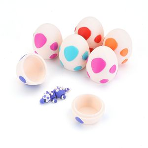 Nouveauté 2026 : Meilleures ventes de Pâques – Ornements en verre 3D imprimés multicolores en forme de petits dinosaures, vente en gros, tridimensionnels - Product Image 1