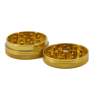 Venta al por mayor de fábrica: <span class=keywords><strong>Mini</strong></span> molinillo de hierbas de 50 mm, de 2 capas, de aleación de aluminio, multicolor, para tabaco, con logotipo personalizado - Product Image 3