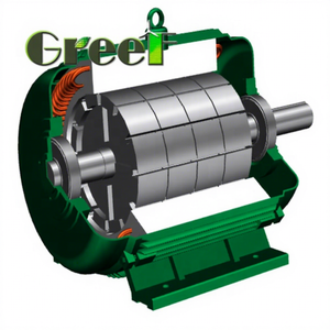 เครื่องกำเนิดไฟฟ้ากระแสสลับแม่เหล็กความเร็วรอบต่ำ 30KW 100KW, เครื่องกำเนิดไฟฟ้าแบบซิงโครนัส 3 เฟส - Product Image 6
