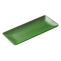 Vaisselle en mélamine durable, rectangulaire, moderne, minimaliste, style japonais, plateau de service pour sashimi, bicolore, résistant aux rayures