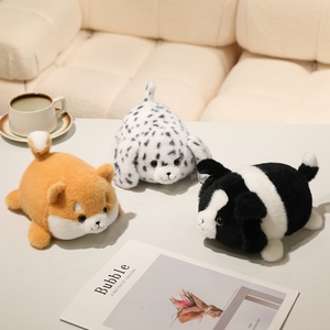 Venta al por mayor de fábrica OEM ODM: Peluche realista de cachorro <span class=keywords><strong>Shiba</strong></span> Inu, juguete de peluche suave de perro para regalo de niños, decoración del hogar y guardería. - Product Image 2