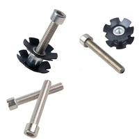 Écrou étoile de 28,6 mm pour potence de vélo, écrou étoile pour tube de direction de VTT, pièces de rechange pour potence de fourche de vélo