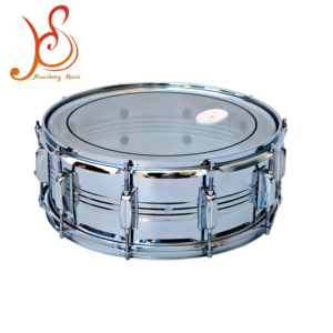 Tambor Metálico de Marcha de Acero Inoxidable de 14 Pulgadas con 10 Luces y Cuerdas de Alta Tensión <span class=keywords><strong>para</strong></span> Banda al Aire Libre - Product Image 1