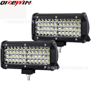 ไฟสปอร์ตไลท์ LED ขนาด 7 นิ้ว 144 วัตต์ 14400 ลูเมน สำหรับติดตั้งบนหลังคารถออฟโรด ไฟทำงาน แรงดันไฟฟ้า DC 12-24V กันน้ำระดับ IP68 - Product Image 4
