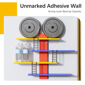 Nuevo estante de exhibición de modelo de trabajo hecho a mano de plástico de Combinación libre, estante de almacenamiento de figuras de juguete montado en la pared duradero - Product Image 6