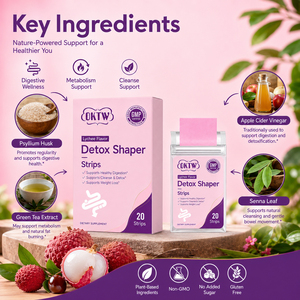 OKTW Listo para Enviar: Tiras Delgadas de Fórmula Limpiadora, Adelgazante y Desintoxicante con Aloe Vera y Hoja de Senna para Marcas Globales - Product Image 6