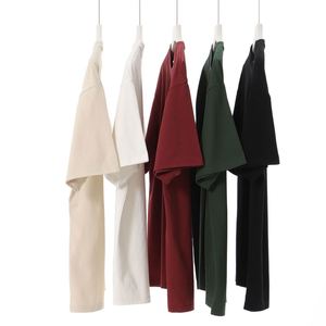 Camiseta Oversize de Manga Corta para Hombre, Marca Americana de Moda, Colección de Verano, Algodón Puro de Doble Hilo de 300g, Peso Pesado - Product Image 3
