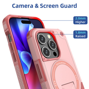 Per <span class=keywords><strong>Apple</strong></span> 16Promax Bundesliga di lusso staffa invisibile aspirazione magnetica IPhone15 Anti-Fall <span class=keywords><strong>14</strong></span> copertura protettiva All-Inclusive per - Product Image 4