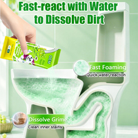Poudre nettoyante pour cuvettes de toilettes OEM, éliminateur de taches et d'odeurs