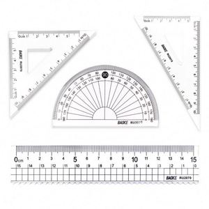 Regla Recta de Geometría Matemática Transparente con Logotipo Personalizado, Precio de Fábrica, Herramientas de Medición de Plástico de 30 cm - Product Image 3