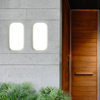 Lampe murale ultra-lumineuse étanche pour salle de bain, toilettes, cour, allée, escalier, balcon, résistante à l'humidité