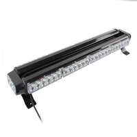 Ámbar 54 LED 27 "LED Advertencia Intermitente Coche Camión Construcción LED Techo superior Barra de luz estroboscópica de seguridad