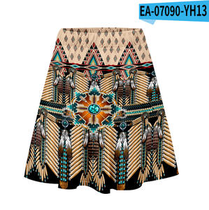 <span class=keywords><strong>Gonne</strong></span> Corte Estive Personalizzate con <span class=keywords><strong>Motivi</strong></span> Etnici Indiani per Donne 2023 - Product Image 3