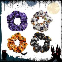 Cangli Beauty Halloween Cheveux Cravates Tête De Citrouille Toile D'araignée Chauve-Souris Tête De Crâne Bonbons pour Femmes Filles