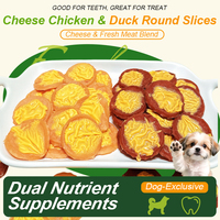 Friandises pour chiens ISO22000 aux poulet, canard, fromage et protéines de soja - Friandises moelleuses naturelles riches en protéines pour l'entraînement