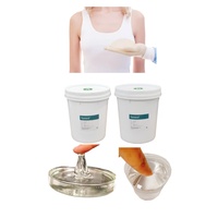 Caoutchouc de Silicone liquide hautement Transparent résistance à l'humidité cohésif doux Flexible femmes prothèse cicatrice poitrine autocollants
