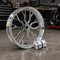 Jantes de moto ZCLH LG172 CNC en aluminium forgé 6061 T6, 30'', polies, pour Road Glide Custom FLTRX