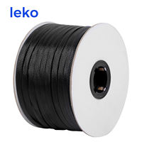 Funda Trenzada Expandible para Cables Leko FBT PET, Malla Protectora Flexible para Cables, Retardante de Llama Profesional, con Clasificación de 220V