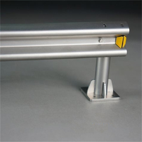Barrière de sécurité routière en acier flexible en forme de W, barrière anti-collision, utilisation sur le marché de Singapour, barrière de sécurité routière en acier galvanisé à chaud en forme de W