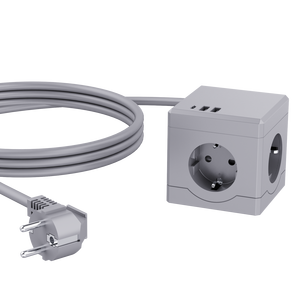 ปลั๊กพ่วงอัจฉริยะ 3 ทาง รุ่นใหม่ พร้อมพอร์ต USB 3 ช่อง พอร์ต Type-C 1 ช่อง ปลั๊ก EU 3 ช่อง รองรับกระแสไฟ 16A - Product Image 3