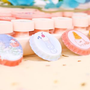 Épinglette personnalisée avec logo imprimé UV sur capuchon de bouteille en zinc, thème ange, style anime, idée cadeau d'affaires - Product Image 2