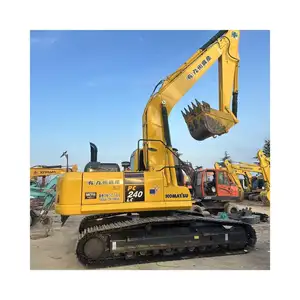 Mesin konstruksi berat 24ton pc240-8 ekskavator perayap Komatsu bekas untuk dijual buatan Jepang