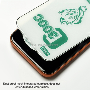 Protection d'écran en <span class=keywords><strong>verre</strong></span> trempé ultra-fin transparent anti-poussière ESD à grand arc de 0,55 mm 300C pour iPhone 17 15 16 Pro Max - Product Image 2