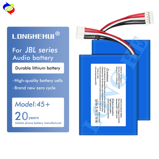 Long-lasting Rechargeable Battery for JBL Xtreme 1 2 3 Flip 1 2 3 4 5 6 Charge 1 2 3 4 5 Link 10 20 Speaker Battery