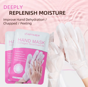 Ready Stock Wearable Hydrating Firming Smooth Fine Lines Reduction Collagen Nicotinamide Hand <b>Gloves</b> Mask - Product Image 1
