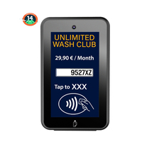 POS Auto Pago NFC Unattend Lector de tarjetas Android Ticket Cashless Carwash Kiosk Terminal CM30