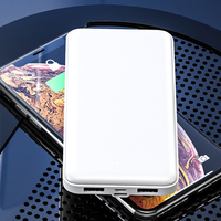Promotion Power Bank Portable, chargeur 10000mah Logo personnalisé Power Bank 2A 3A LED bandes lumineuses téléphones portables batteries/