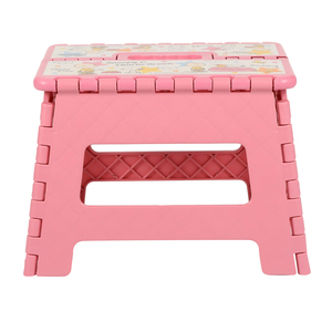 Print Heat Cute Kids Kitchen <strong>Fold</strong> <strong>up</strong> Home <strong>Stool</strong> Picnic Space Saving Plastic Retractable Foldable <strong>Stool</strong> - Product Image 2