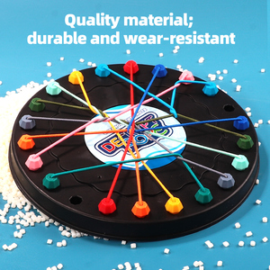 Jeu de puzzle de bureau, triangle en élastique, jeu de réflexion pour enfants, jeu de dénouage de corde, jeu de société de combat - Product Image 6