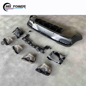 <span class=keywords><strong>2020</strong></span> année Mercedes <span class=keywords><strong>GLE</strong></span> classe coupé aileron arrière embout d'échappement ajustement parfait pour GLE63 couleur argent nouvel état - Product Image 3