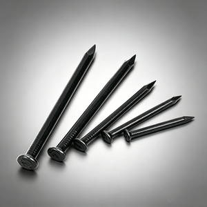 Premium Round Head Black Hardened Steel Nails Factory Made Concrete Masonry <b>Fasteners</b> for Building - Product Image 1