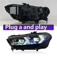 Phares avant à LED modifiés avec projecteur de clignotants et feux de jour (DRL) à LED en forme de flèche, compatibles avec BMW X5 G05 19-25, accessoires automobiles