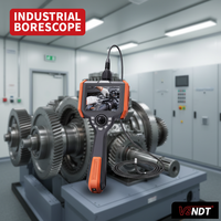 Endoscope industriel de haute qualité avec écran HD de 5 pouces, vidéo-endoscope flexible ultra-fin de 0,95 mm pour conduites internes et passages étroits