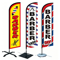 Drapeau de plage volant en gros, bannière promotionnelle, support de drapeau plume haut, publicité commerciale, restaurants, matériau polyester Sachi