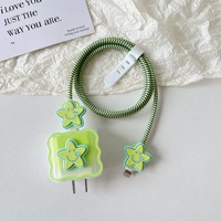 Prix d'usine – Étuis de protection antichoc 3D mignons et animés pour chargeurs rapides 18W 20W et câbles de données