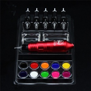 Bandeja de tinta para tatuajes al por mayor, 25 unidades, soporte para cartuchos y agujas, soporte para máquina, bandeja desechable para suministros de tatuaje, bandeja de limpieza para estudio - Product Image 3
