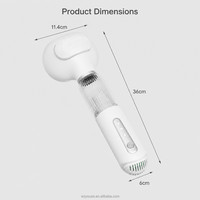 Aspirateur de toilettage pour animaux 4 en 1, massage et toilettage pour un pelage sain, pour les petites et grandes races, vente en gros pour les animaleries