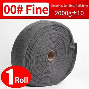 <span class=keywords><strong>Laine</strong></span> d'acier 00 # Coton <span class=keywords><strong>de</strong></span> polissage ultra-fin <span class=keywords><strong>de</strong></span> qualité supérieure en grand rouleau, absorption d'eau minimale, protection anti-ultraviolet pour le bois <span class=keywords><strong>de</strong></span> rose - Product Image 2