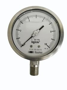 Manómetro ALH-2 de Acero Inoxidable, Instrumento de Medición de Presión de Alta Precisión para Procesos Hidráulicos, Neumáticos e Industriales - Product Image 5