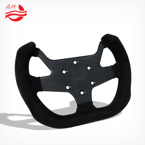 Volant <span class=keywords><strong>de</strong></span> simulation Premium 270 mm <span class=keywords><strong>F1</strong></span> avec poignée antidérapante en Alcantara, cadre léger en alliage d'aluminium pour <span class=keywords><strong>simulateur</strong></span> <span class=keywords><strong>de</strong></span> course - Product Image 1